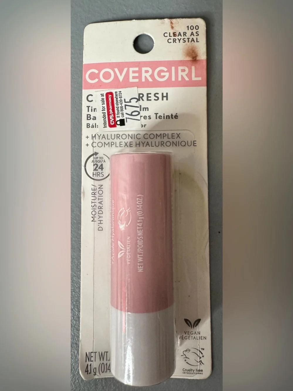 COVERGIRL Clean Fresh Tinted Lip Balm — 100 Clear as Crystal